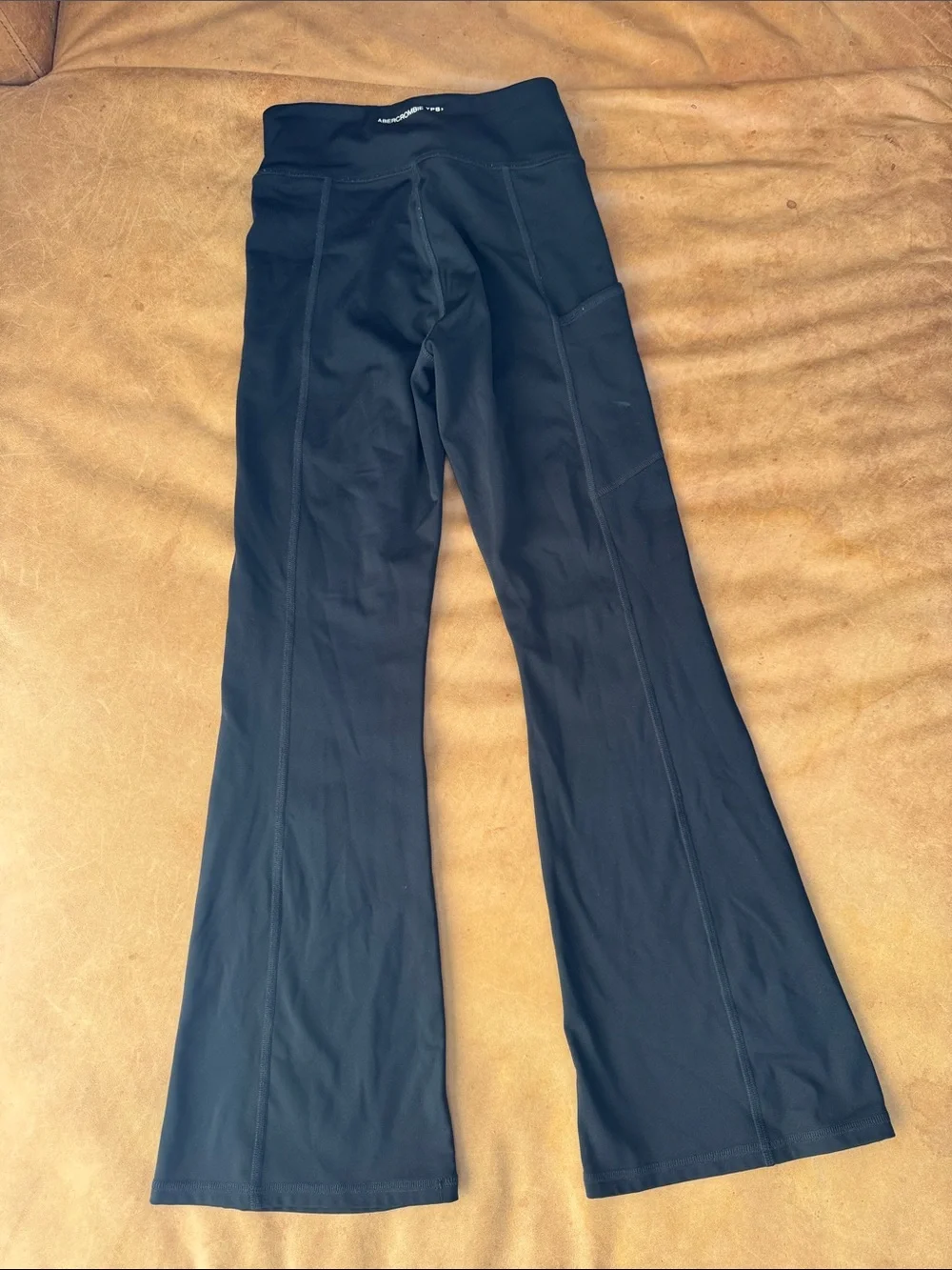 abercrombie kids Black Flared Leggings girls size 11/12